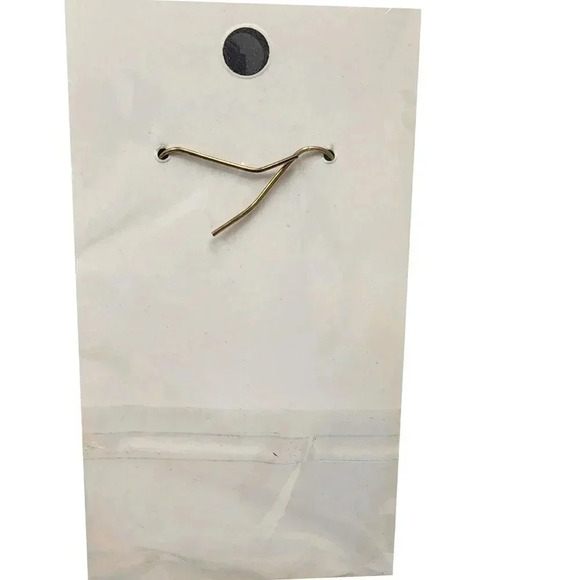 Vintage 60s-70s Pink Stone Beaded Dangle Drop Hook  Earrings Gold Tone - Picture 2 of 2